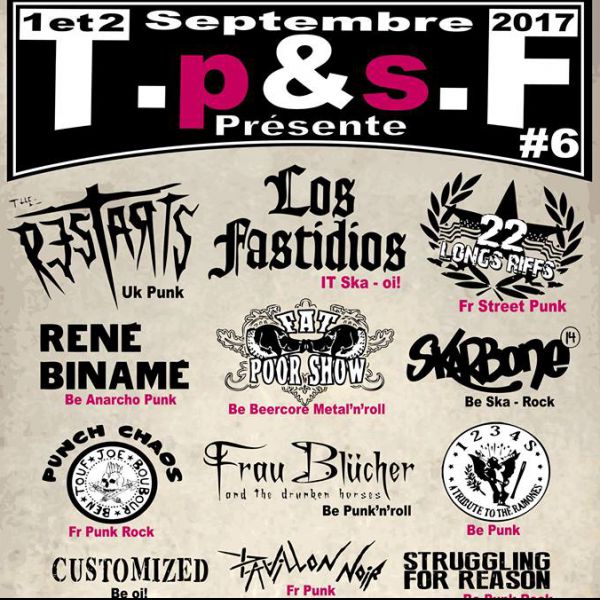 T.p&s.F #6 traditionnel punk and skin festival 2017