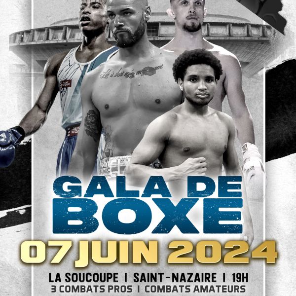 Gala de Boxe du 7 juin 2024 - 3 combats professionnels