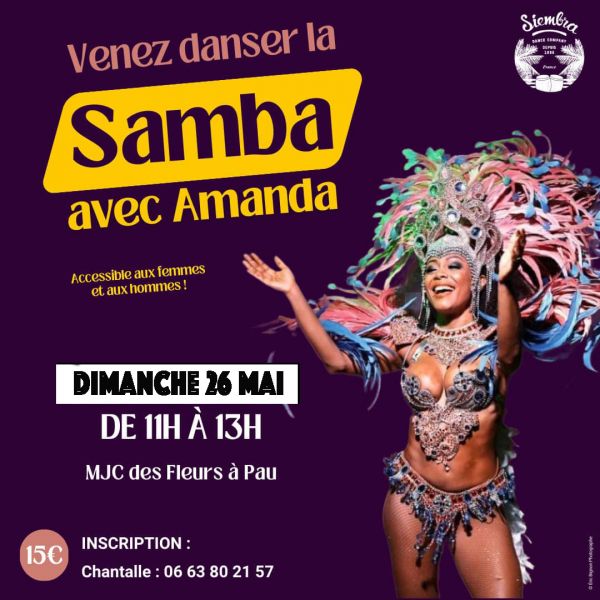 Stage Samba avec Amanda