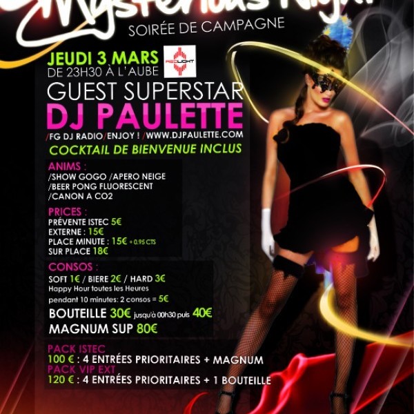 MYSTERIOUS NIGHT - SOIRÉE DE CAMPAGNE || DJ SUPERSTAR DJ PAULETTE