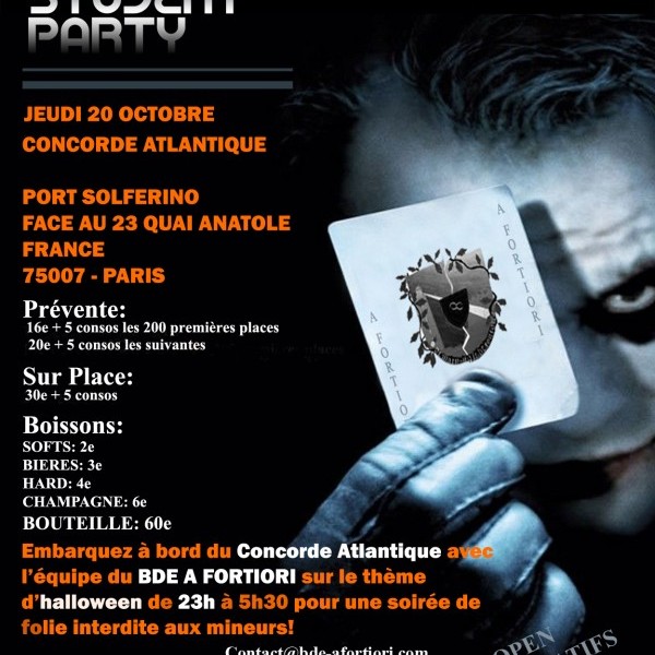 UVSQ GONE WILD : HALLOWEEN PARTY