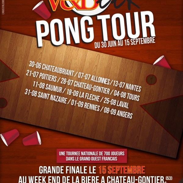 V AND BEER PONG TOUR - TOURS