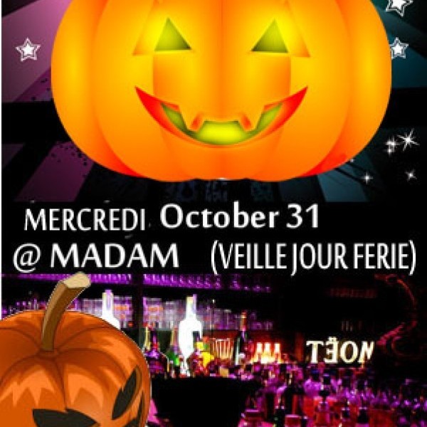 CARRE VIP L'OREAL @ MADAM - MERCREDI 31 OCT. (VEILLE JOUR FERIE)