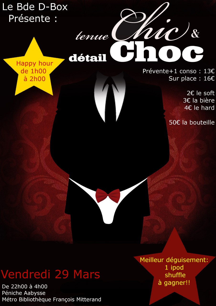 Soirée « Chic, détail…choc » !