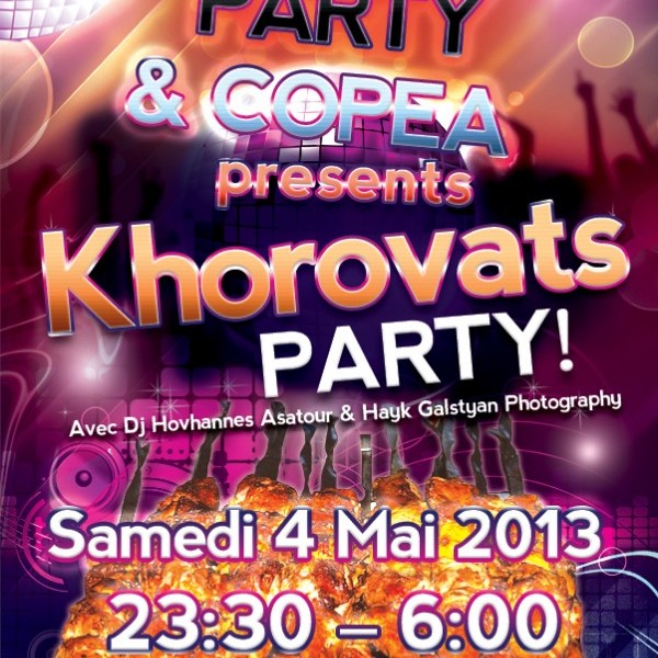 ★ARMENIAN KHOROVATS(barbecue) PARTY 04/05/2013 PARIS★