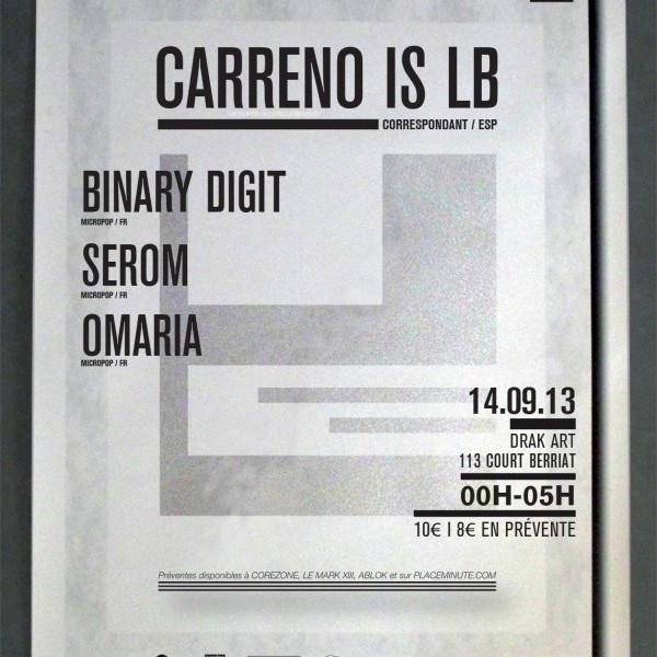 MICROPOP RECORDS invite CARRENO IS LB