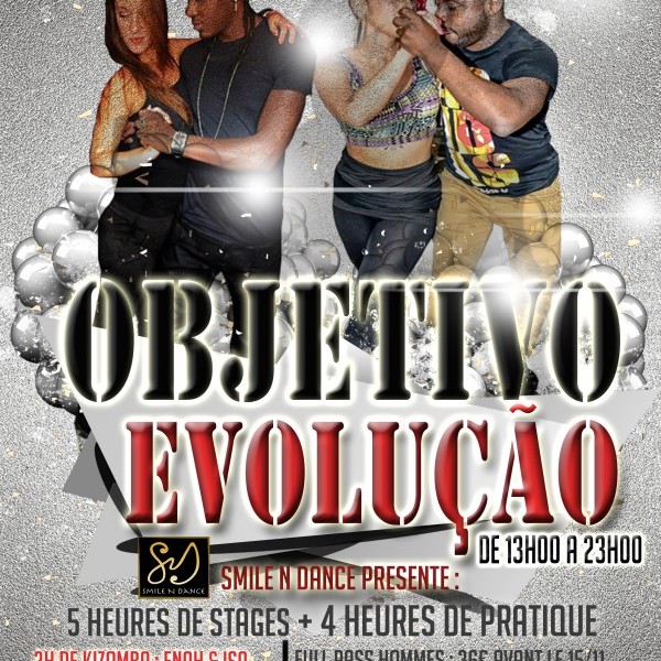 OBJETIVO EVOLUCAO journée de stage de Kizomba et de Semba avec Enah & Isa - Hugues & Sheina