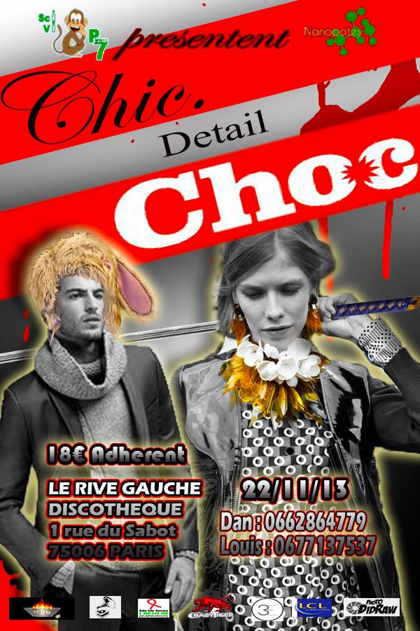 Soirée Chic, détail Choc. ISCOM 