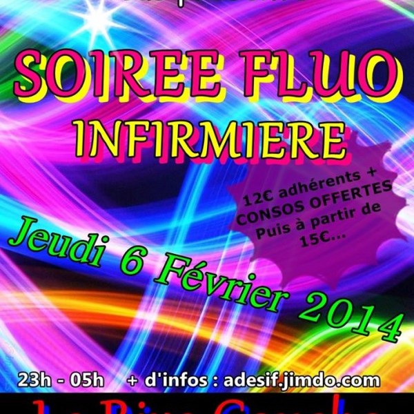 Soirée Fluo Infirmière (Post-Partiels)