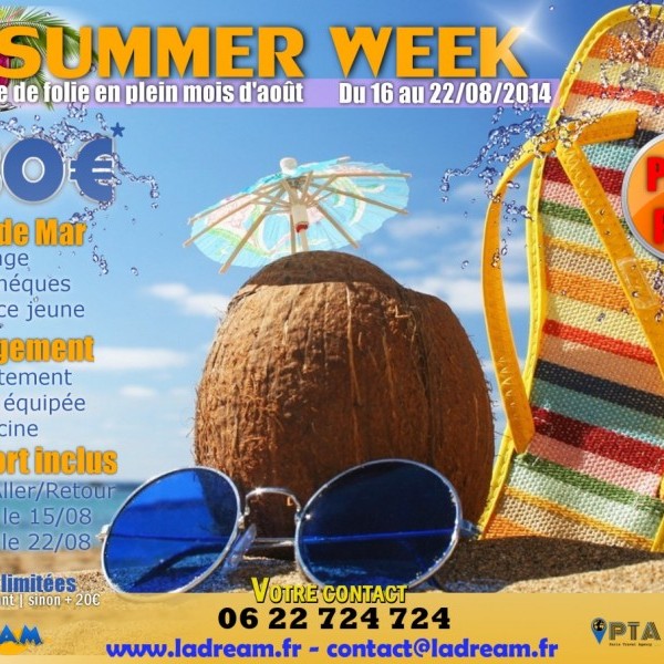 SUMMER WEEK | 16-22 août | Lloret de Mar