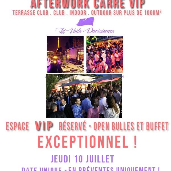 Afterwork Carré VIP LOREALIENS @ BAR EPHEMERE VOILE PARISIENNE