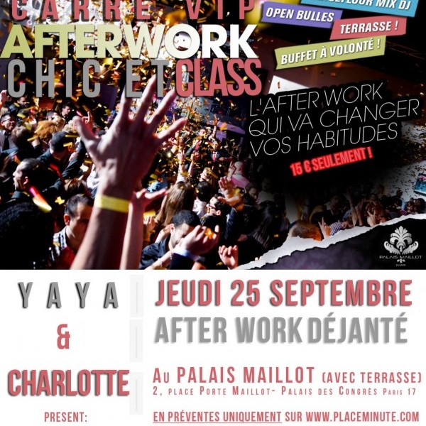 CARRE VIP YAYA ET CHARLOTTE AU PALAIS M - JEUDI 25 SEPT