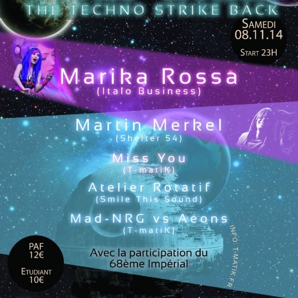 The Techno Strike Back w/ Marika Rossa / Martin Merkel