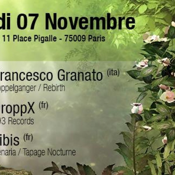 Tech'Ephemere présente "Francesco Granato", "Jibis" & "DroppX" @ Pigallion