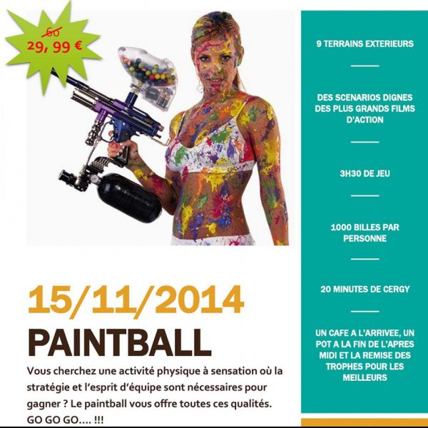 Tournoi PAINTBALL ITESCIA en partenariat avec GOPARK pour le lancement de votre nouveau BDS O' TOP