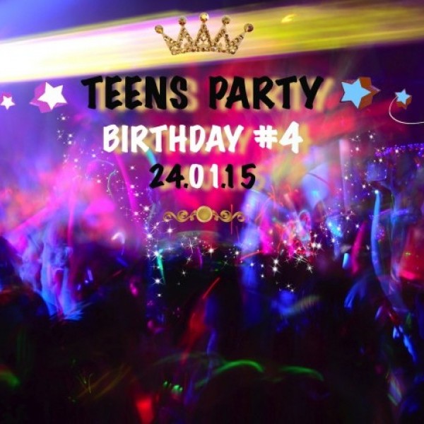 Teens Party Paris ★ 4 Years ★ Birthday Party