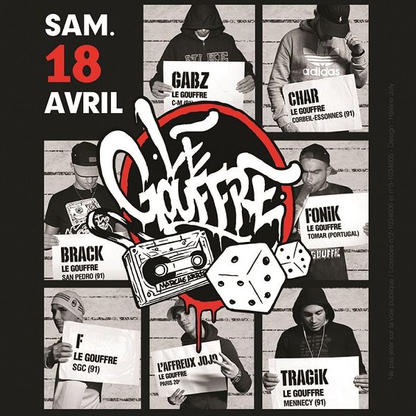 Le GOUFFRE x Katana x Dajanem en CONCERT au Ferrailleur à Nantes