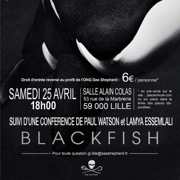 Soirée Sea Shepherd à Lille