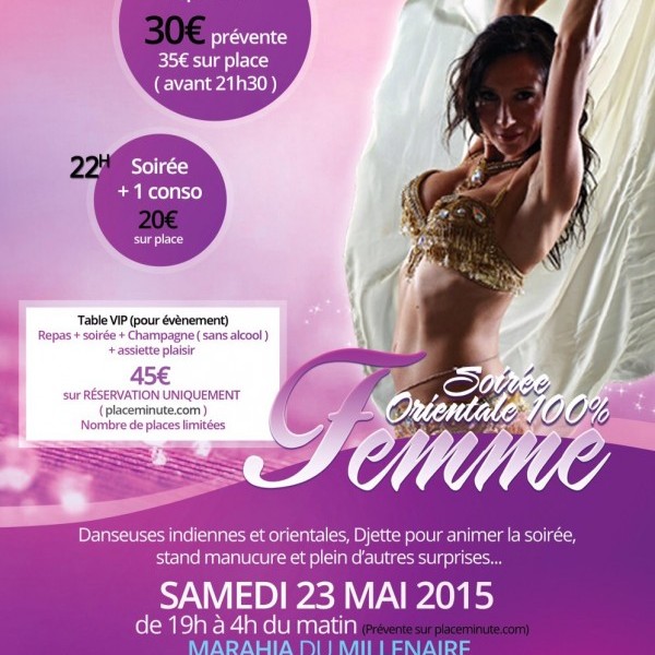 Soirée orientale 100% FEMMES