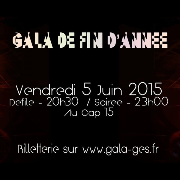 GALA DE FIN D'ANNÉE - RESEAU GES