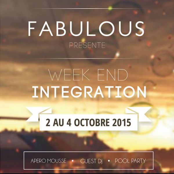 Fabulous Week-end d'intégration 2015 - IUT Paris Descartes