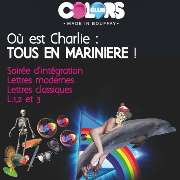 Soirée d'intégration lettres : Où est Charlie? Tous en marinière!
