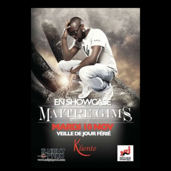 Maître GIMS au Havre au K'liente