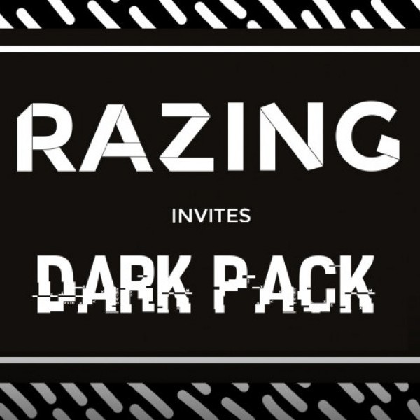 RAZING invites DARK PACK w/ MIDNIGHT TYRANNOSAURUS / SHIVERZ / SIKIS / BLASTER / KADEON