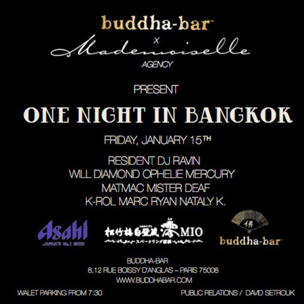 载模 ONE NIGHT IN BANGKOK - BUDDHA BAR 载模