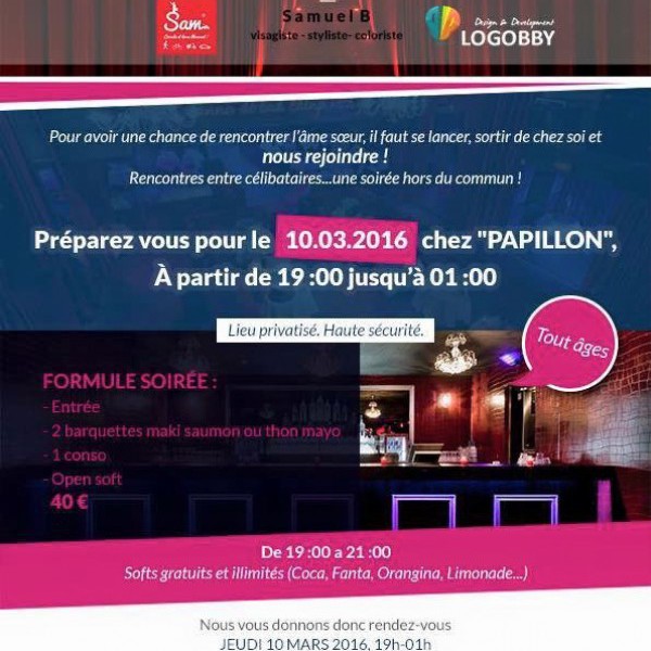 Soirée Célibataires  Paris