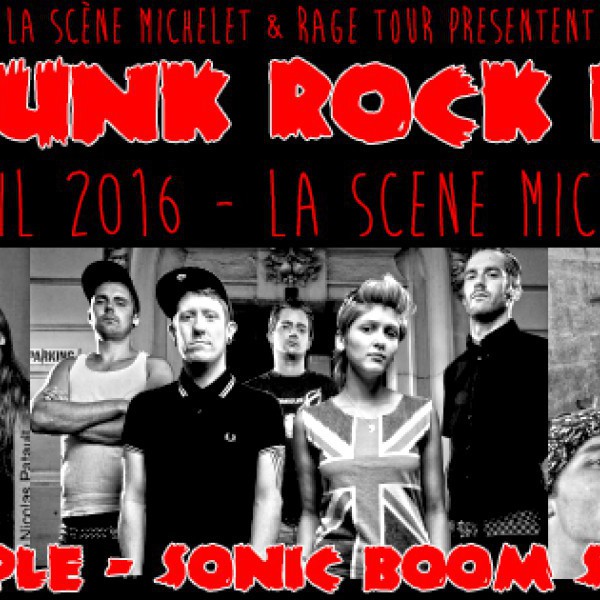 SKA PUNK ROCK NIGHT ! Sonic Boom Six - Opium Du Peuple - Supazero