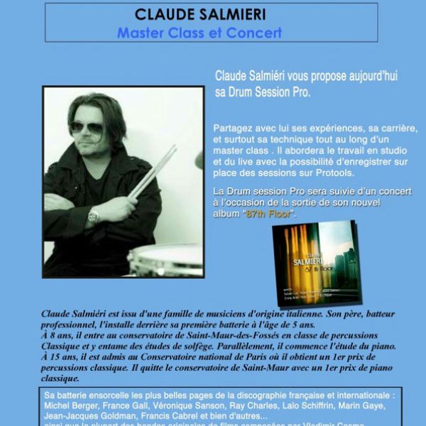 Claude SALMIERI Trio Master Class & Concert