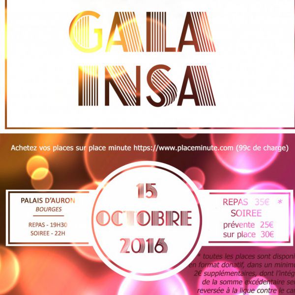 GALA INSA CENTRE VAL DE LOIRE 2016