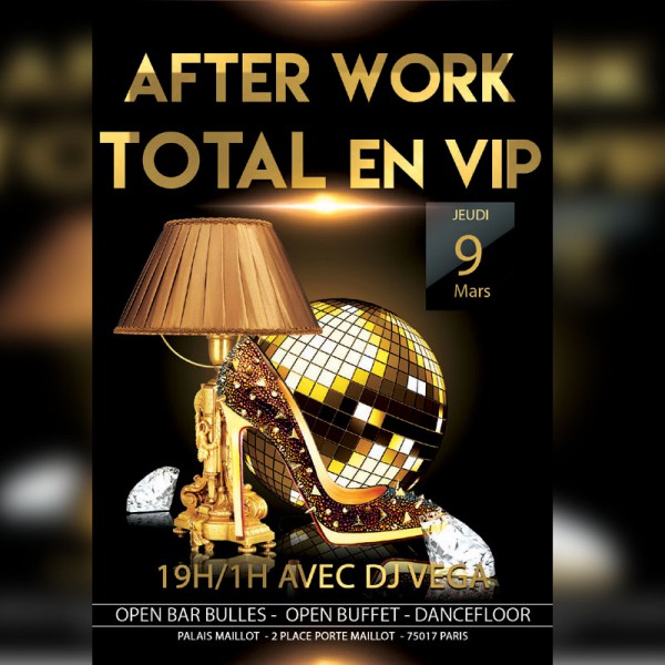 CARRE VIP TOTAL AU PALAIS MAILLOT JEUDI 9 MARS