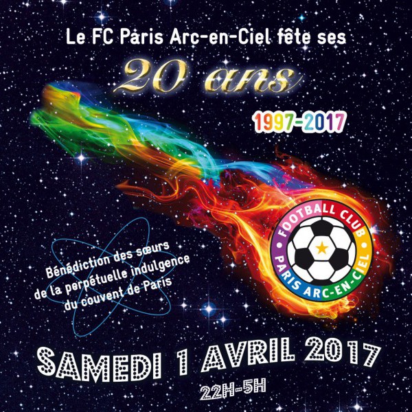 Le FC Paris Arc En Ciel fête ses 20 ans !