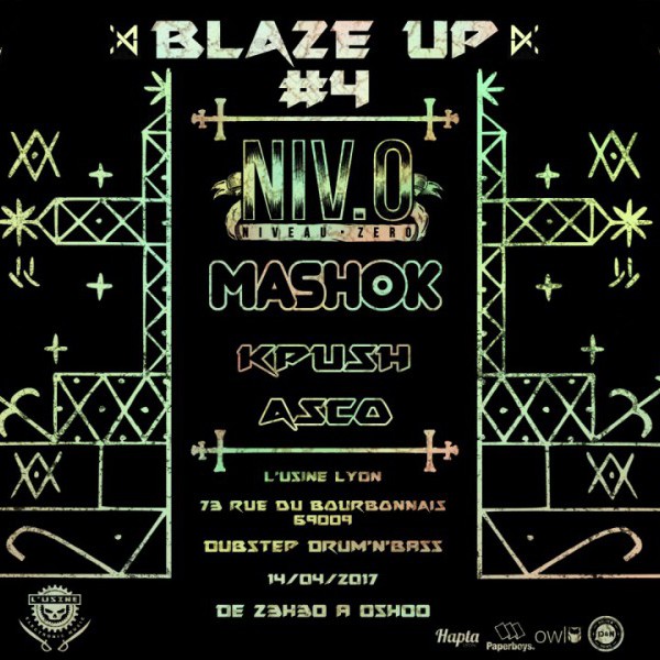 BLAZE UP #4 - Niveau Zero / Mashok / Asco / Kpush
