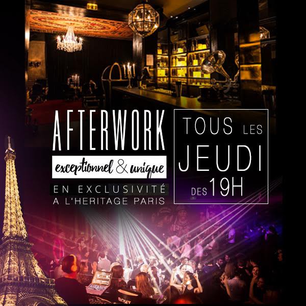 AFTERWORK @ HERITAGE CLUB PARIS !!!!