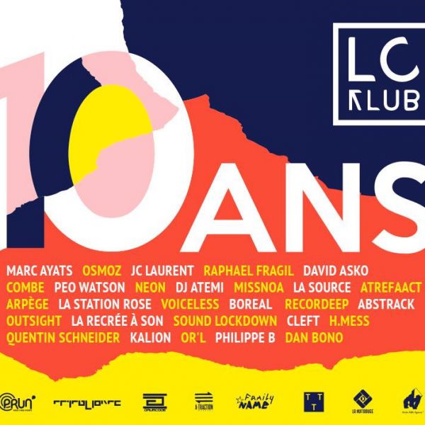 10 Ans - LC Club - 13.14.15 Juillet