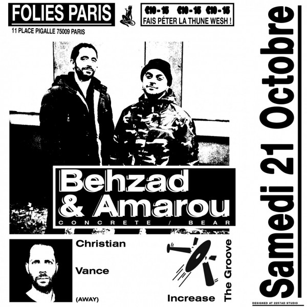 Skylax x Folies Paris : Behzad & Amarou, Christian Vance, Increase the Groove