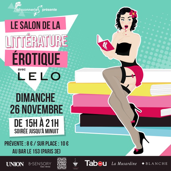 Le salon de la littérature érotique à Paris