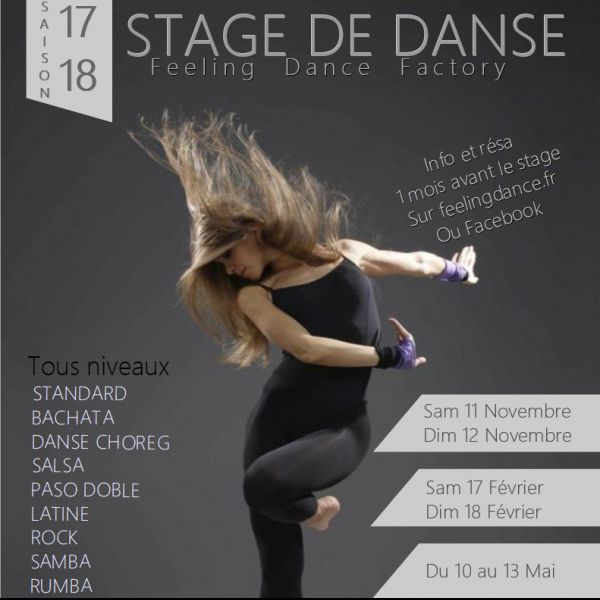 Stage de danse du 11 et 12 novembre 2017
