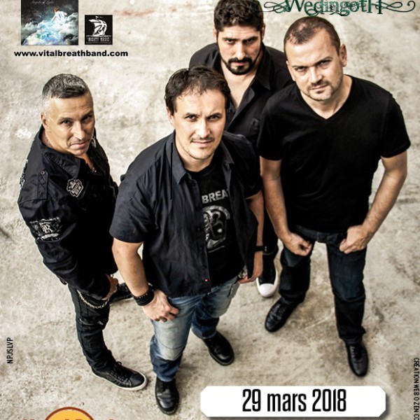 Vital Breath + Wedingoth en concert au Hard Rock Café Lyon