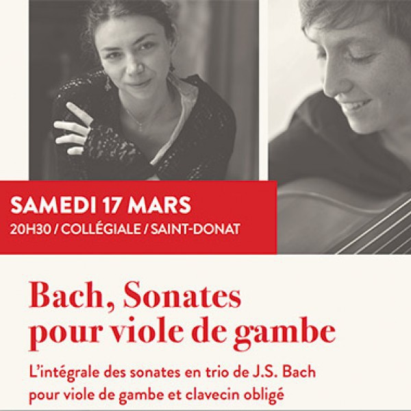Bach, Sonates pour Viole de Gambe