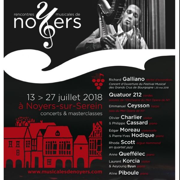 Rencontres musicales de Noyers 2018