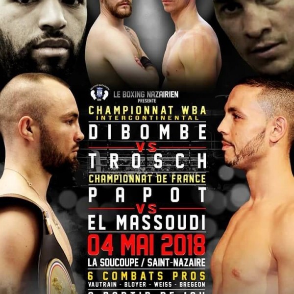 Gala de boxe du 4 mai 2018 - LA SOUCOUPE - 6 combats professionnels
