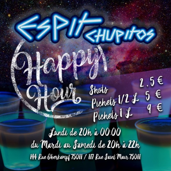 HAPPY HOUR ESPIT CHUPITOS