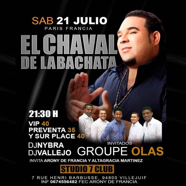 Concierto de El Chaval de la Bachata