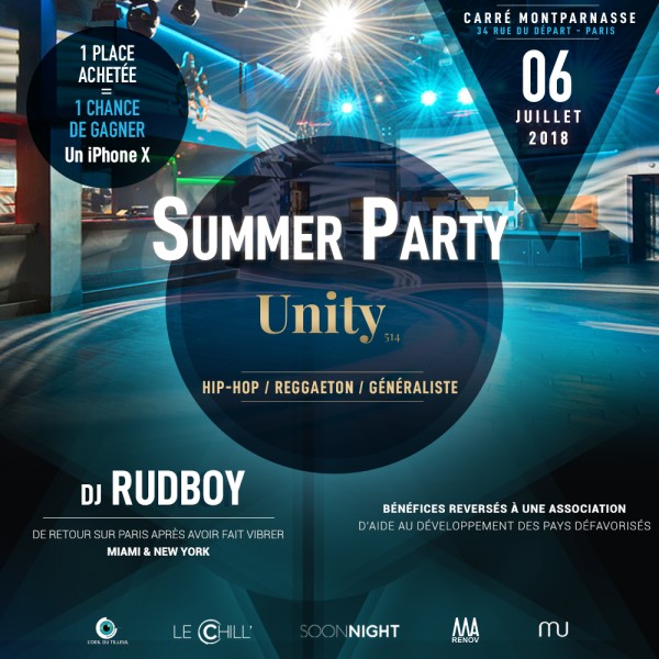 Summer Party - Unity514 - DJ Rudboy - Hip-Hop/Reggaeton/Généraliste