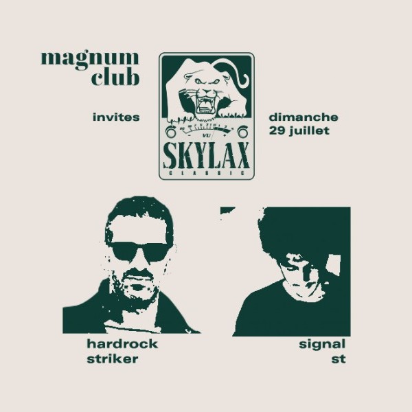 Magnum club invite Skylax Records