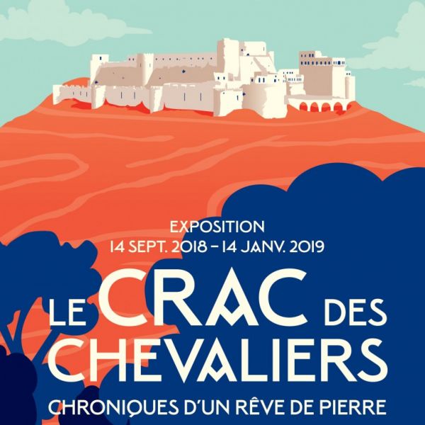 visite guidée expo LE CRAC DES CHEVALIERS, CHRONIQUE D’UN RÊVE DE PIERRE - Cité de l'architecture & du patrimoine